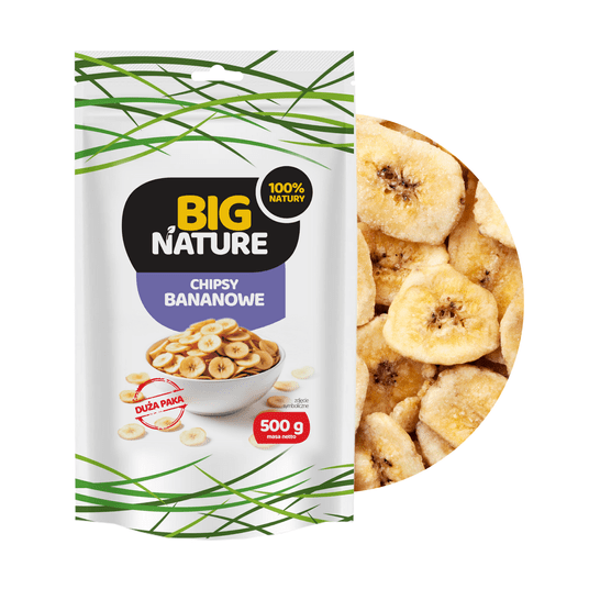 Chipsy bananowe 500g Duża Paka -zdjęcie numer 1