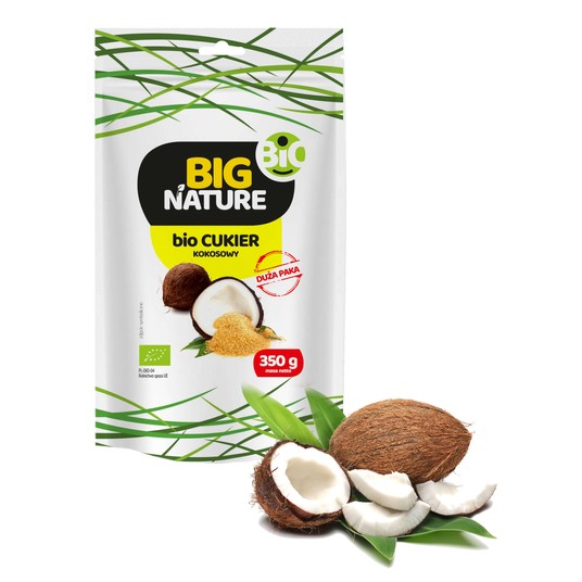 Cukier kokosowy bio 350g Duża Paka -zdjęcie numer 1