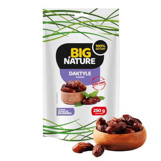 Daktyle suszone 250g Duża Paka -zdjęcie numer 1