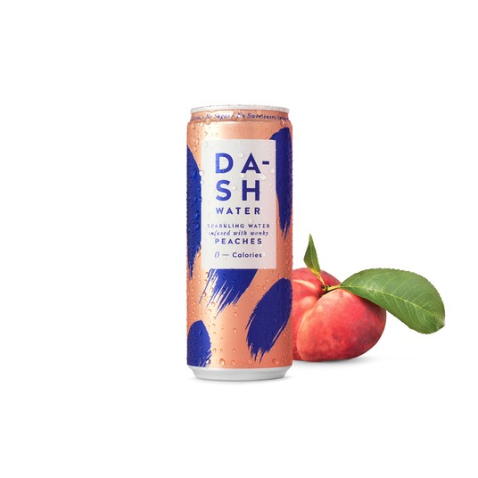 DASH WATER - gazowana BRZOSKWINIA 330ml -zdjęcie numer 1
