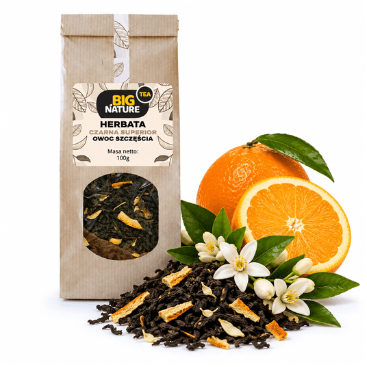 Herbata czarna EARL GREY OWOC SZCZĘŚCIA 100g -zdjęcie numer 1