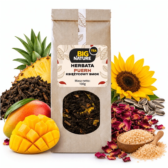 Herbata PUERH KSIĘŻYCOWY SMOK 100g -zdjęcie numer 1