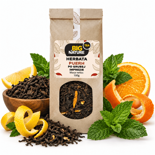 Herbata PUERH PO GRUBEJ IMPREZIE 100g -zdjęcie numer 1