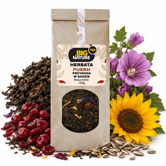 Herbata PUERH PRZYGODA W SADZIE 100g -zdjęcie numer 1