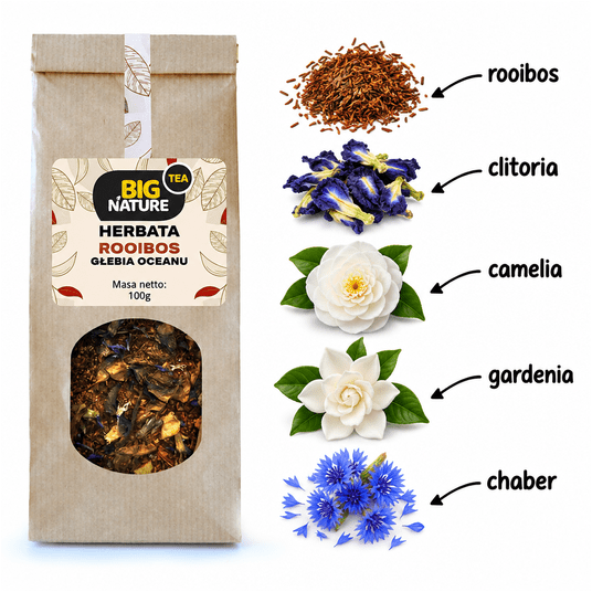 Herbata ROOIBOS GLĘBIA OCEANU 100g -zdjęcie numer 2