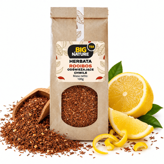 Herbata ROOIBOS ODŚWIEŻAJĄCE CHWILE 100g -zdjęcie numer 1