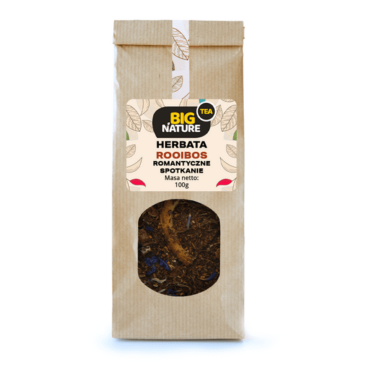 Herbata ROOIBOS ROMANTYCZNE SPOTKANIE 100g -zdjęcie numer 3