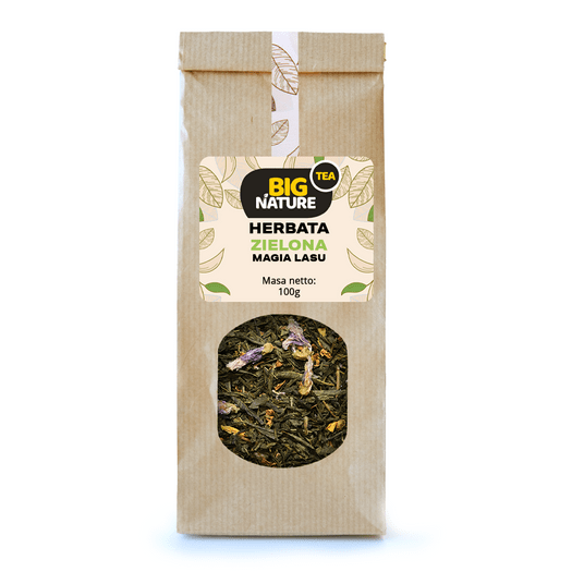 Herbata zielona MAGIA LASU 100g -zdjęcie numer 3