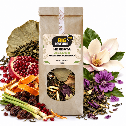 Herbata zielona MAGICZNA FONTANNA 100g -zdjęcie numer 1