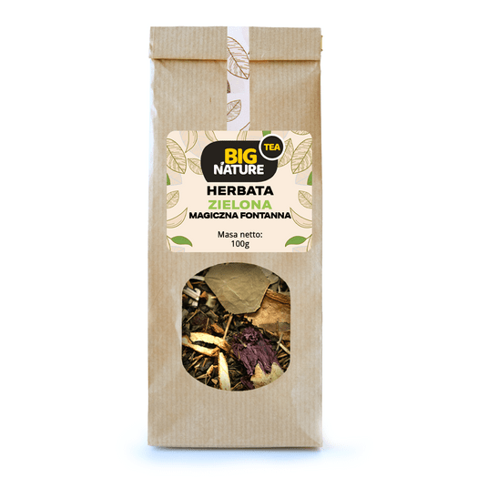 Herbata zielona MAGICZNA FONTANNA 100g -zdjęcie numer 3