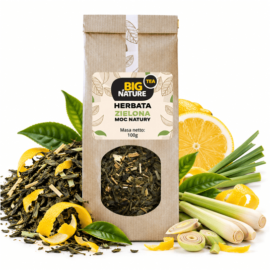 Herbata zielona MOC NATURY 100g -zdjęcie numer 1