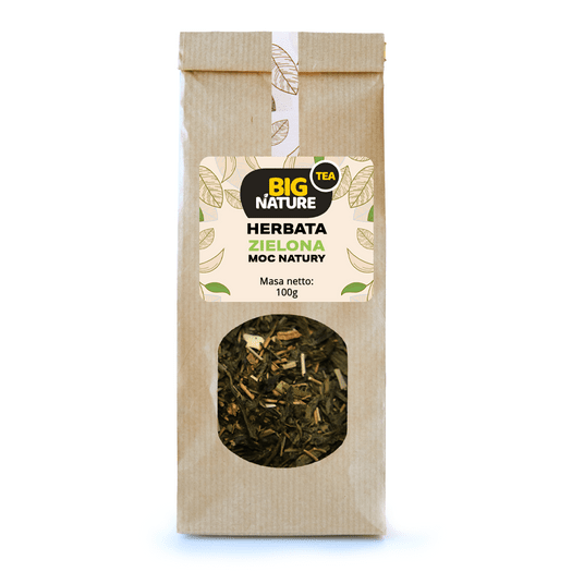 Herbata zielona MOC NATURY 100g -zdjęcie numer 3