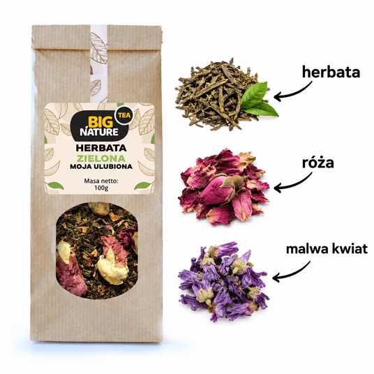 Herbata zielona MOJA ULUBIONA 100g -zdjęcie numer 2