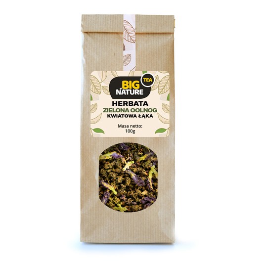 Herbata zielona OOLONG KWIATOWA ŁĄKA 100g -zdjęcie numer 3