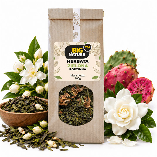 Herbata zielona RODZINNA 100g -zdjęcie numer 1