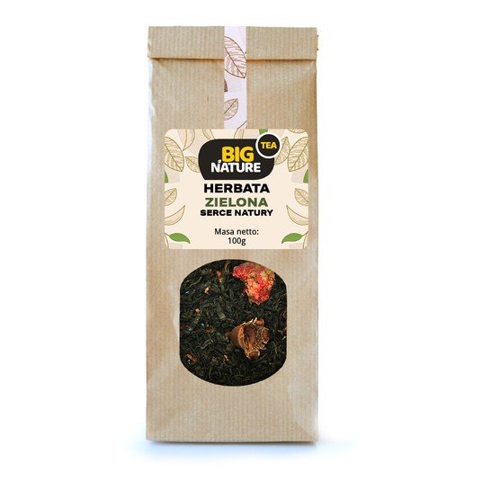Herbata zielona SERCE NATURY 100g -zdjęcie numer 3