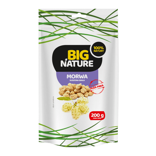 Morwa suszona biała 200g Duża Paka -zdjęcie numer 2