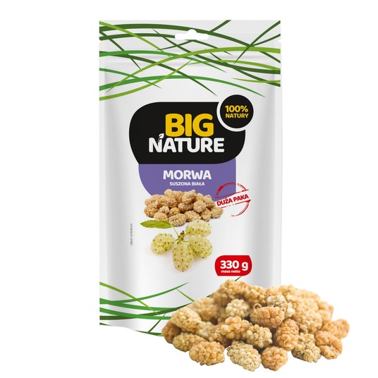 Morwa suszona biała 330g Duża Paka -zdjęcie numer 1
