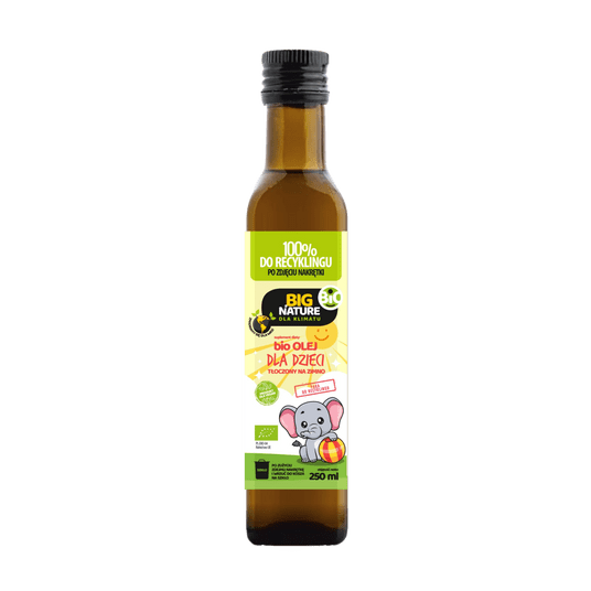 Olej DLA DZIECI BIO tłoczony na zimno 250ml -zdjęcie numer 2