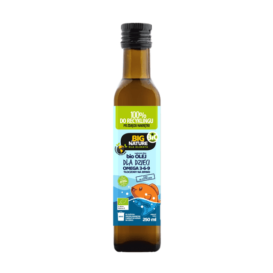 Olej DLA DZIECI Omega 369 BIO tłocz.na zimno 250ml -zdjęcie numer 2