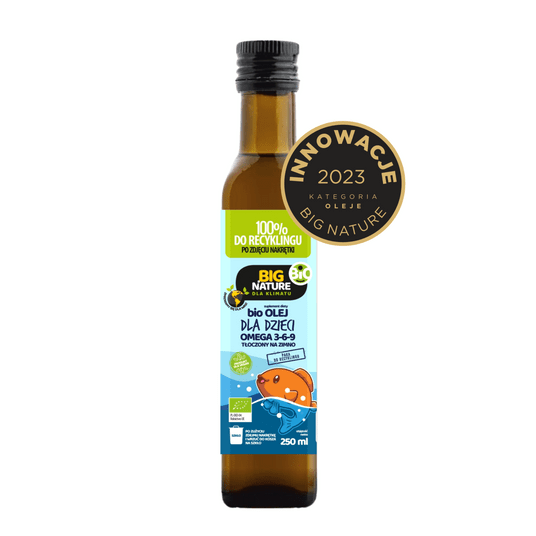 Olej DLA DZIECI Omega 369 BIO tłocz.na zimno 250ml -zdjęcie numer 1