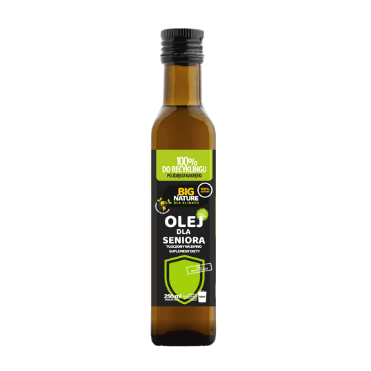 Olej DLA SENIORA tłoczony na zimno 250ml -zdjęcie numer 2