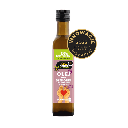 Olej DLA SENIORKI tłoczony na zimno 250ml -zdjęcie numer 1