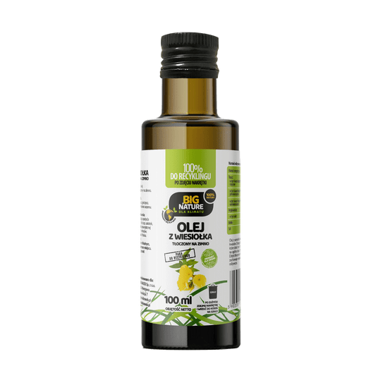 Olej z wiesiołka tłoczony na zimno 100ml -zdjęcie numer 1