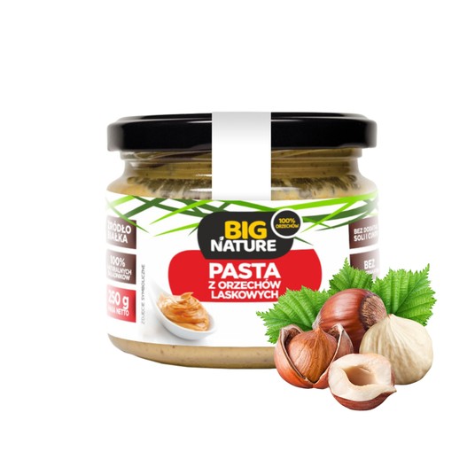 Pasta z orzechów laskowych 250g -zdjęcie numer 1