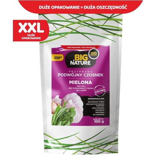 Przy. podwójny czosnek bez soli i chemii 100g -zdjęcie numer 1
