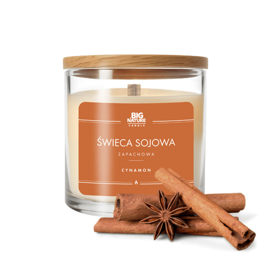 Świeca soj. zap. CYNAMON 150g -zdjęcie numer 1