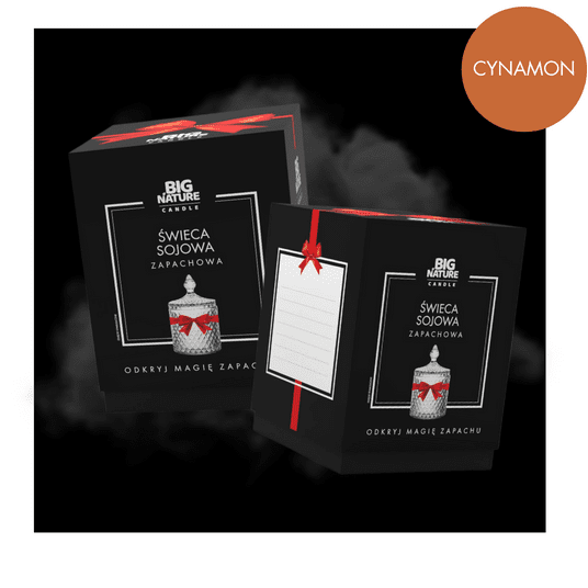 Świeca soj. zap. CYNAMON 485g PREZENT -zdjęcie numer 2