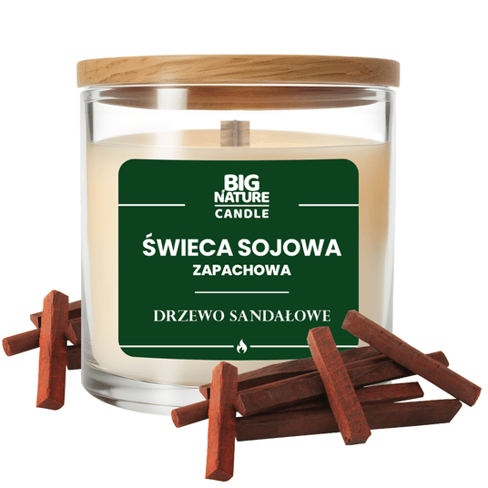 Świeca soj. zap. DRZEWO SANDAŁOWE 155g -zdjęcie numer 1