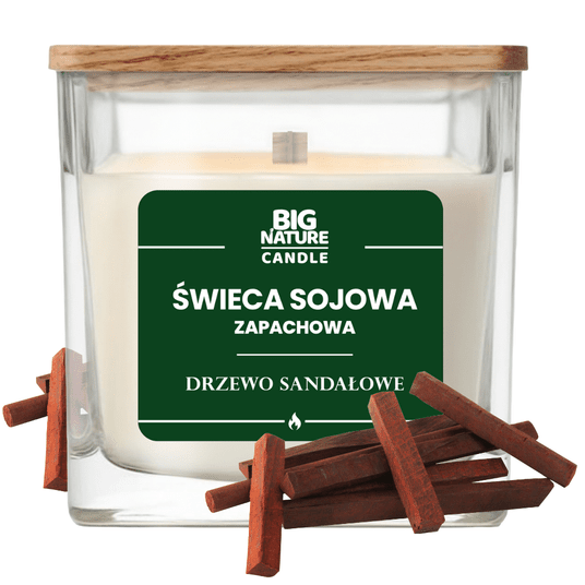 Świeca soj. zap. DRZEWO SANDAŁOWE 220g -zdjęcie numer 1