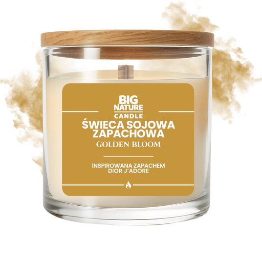 Świeca soj. zap. GOLDEN BLOOM (insp. Dior J.) 225g -zdjęcie numer 1