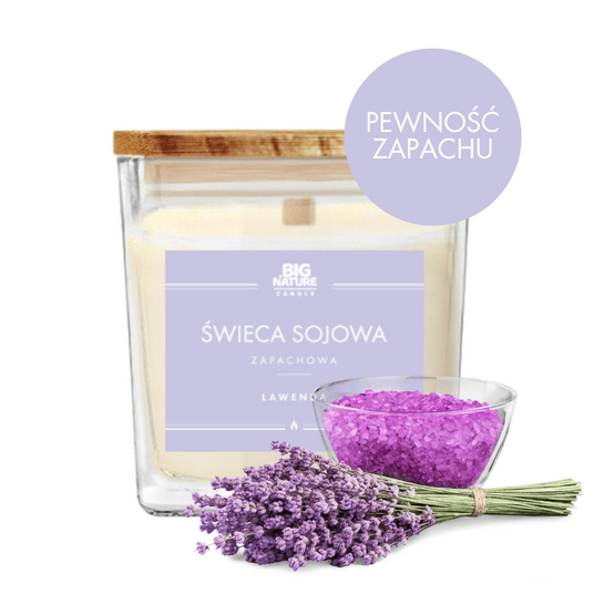 Świeca soj. zap. LAWENDA 450g -zdjęcie numer 2