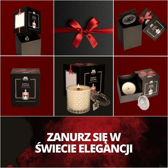 Świeca soj. zap. PURE PASSION (D. F.) 240g PREZENT -zdjęcie numer 3