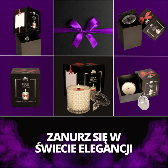Świeca soj. zap. SWEET TEMPTATION 485g PREZENT -zdjęcie numer 3