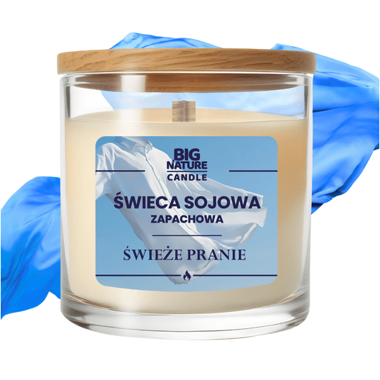 Świeca soj. zap. ŚWIEŻE PRANIE 225g -zdjęcie numer 1
