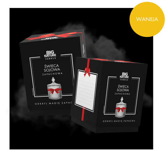 Świeca soj. zap. WANILIA 485g PREZENT -zdjęcie numer 2