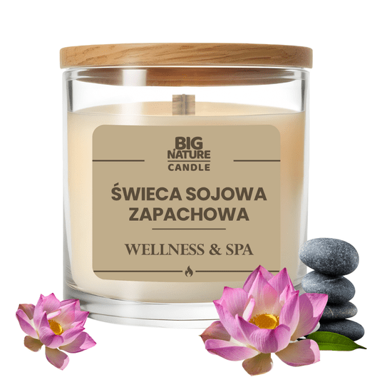 Świeca soj. zap. WELLNESS & SPA 155g -zdjęcie numer 1