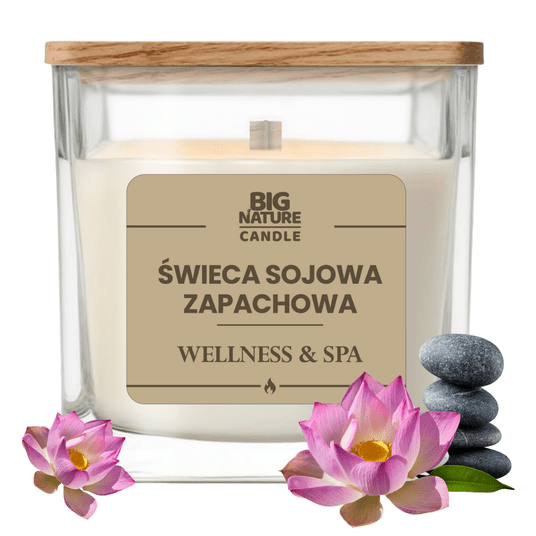 Świeca soj. zap. WELLNESS & SPA 220g -zdjęcie numer 1