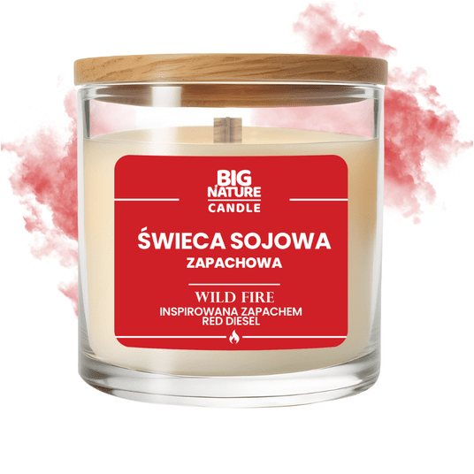 Świeca soj. zap. WILD FIRE (insp. Red Diesel) 155g -zdjęcie numer 1