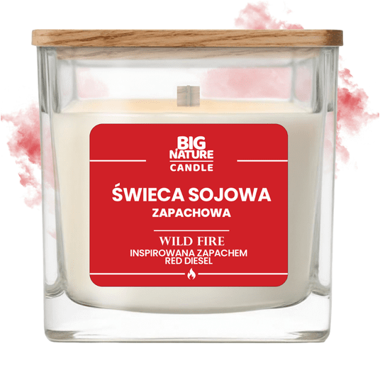 Świeca soj. zap. WILD FIRE (insp. Red Diesel) 220g -zdjęcie numer 1