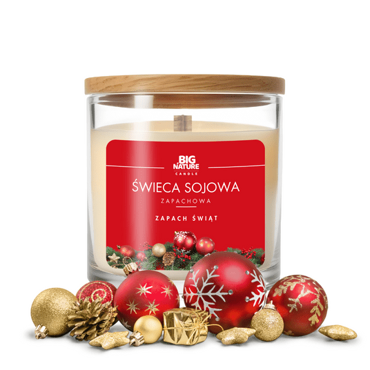 Świeca soj. zap. ZAPACH ŚWIĄT 150g -zdjęcie numer 1