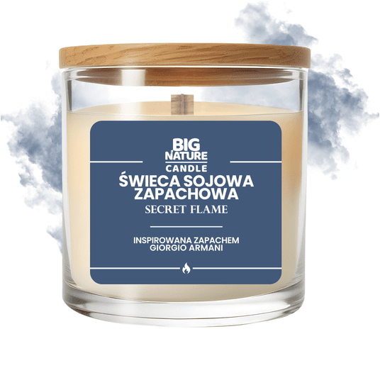 Świeca sojowa SECRET FLAME (inspiracja zap. Giorgio Armani) 225g -zdjęcie numer 1