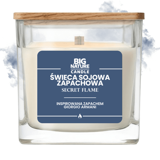 Świeca sojowa SECRET FLAME (inspiracja zap. Giorgio Armani) 505g -zdjęcie numer 1