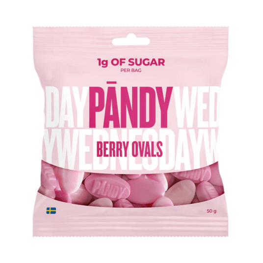Żelki Pandy Berry Ovals 50g -zdjęcie numer 1