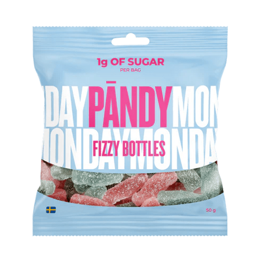 Żelki Pandy Fizzy Bottles 50g -zdjęcie numer 1