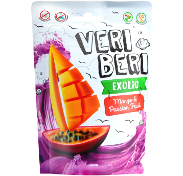 Bezglutenowe żelki Mango i Marakuja VERI BERI 50g